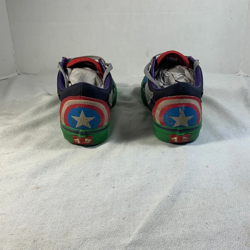 Vans Old Skool ‘What The Avengers’ Multicolor Winged Sneakers